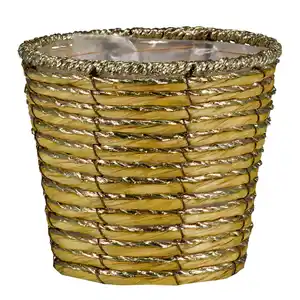 Blumentopf - Gold, Gold, 16 cm