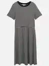 Bild 1 von Damen Kleid mit Streifen Schwarz