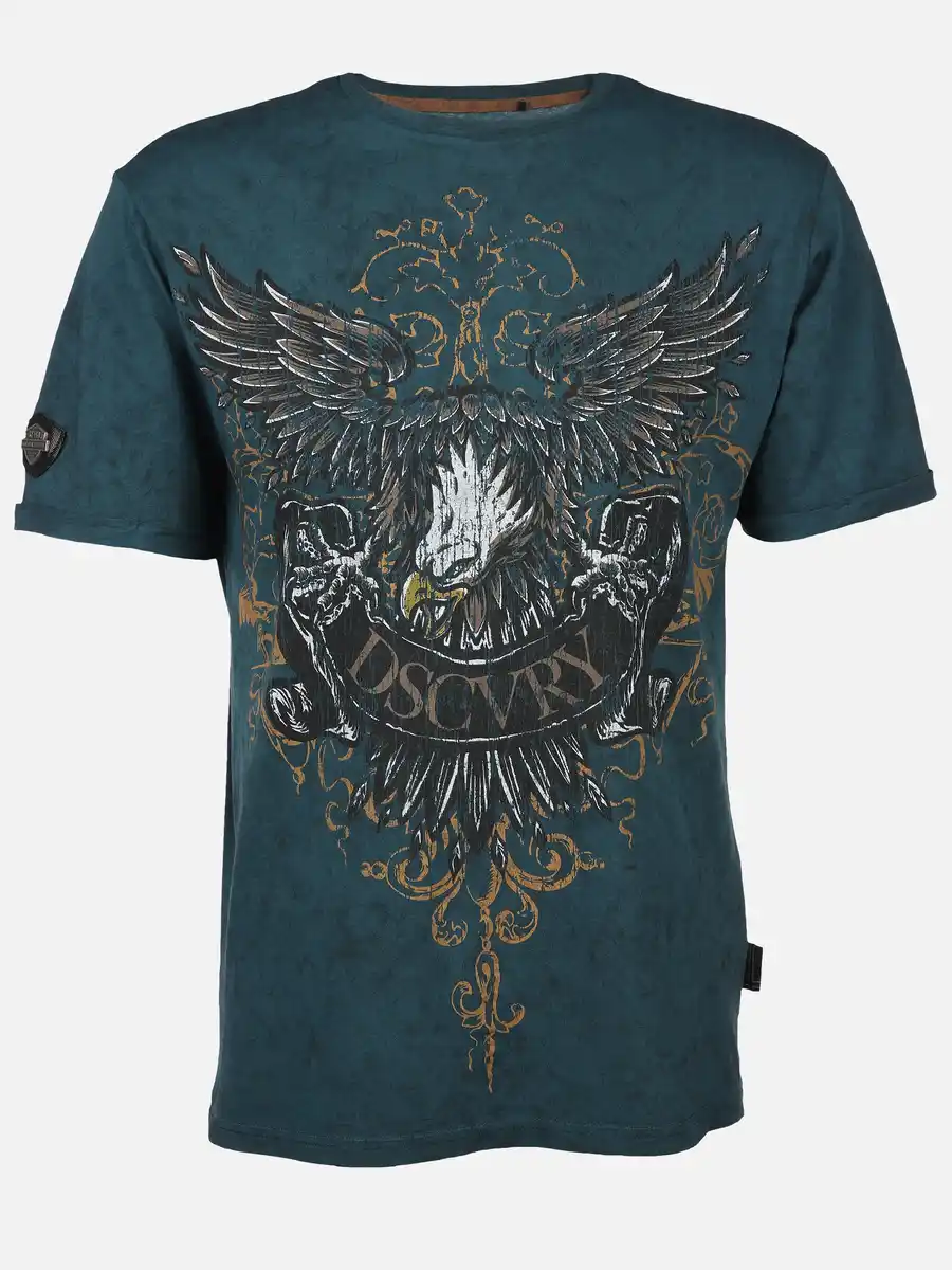 Bild 1 von Herren Shirt im Used Look Blau