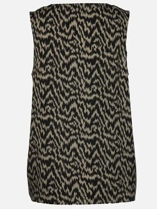 Bild 2 von Damen Top mit Alloverprint Oliv