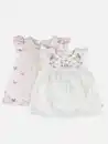 Bild 1 von Baby Mädchen Shirts im 2er Pack Weiß