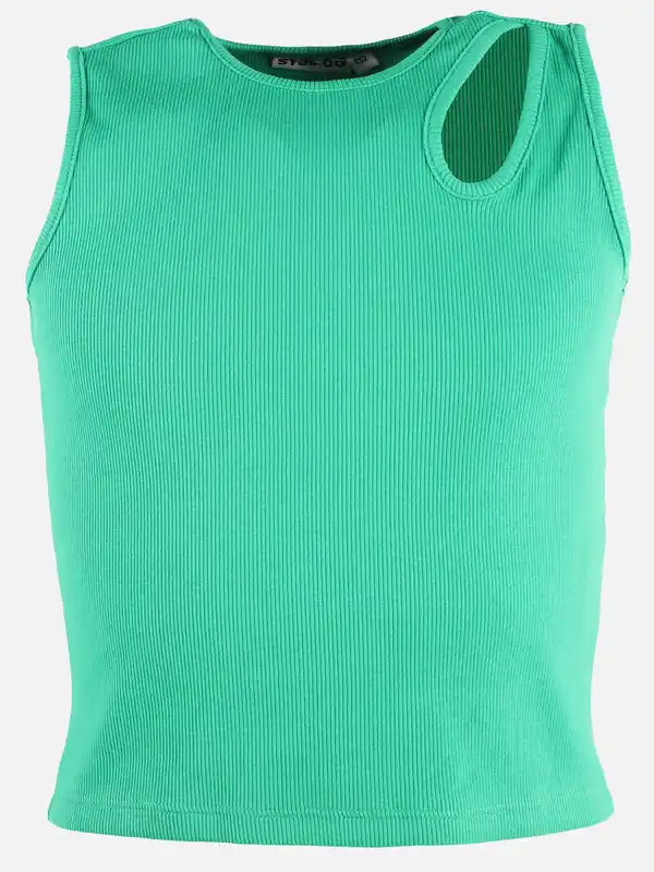 Bild 1 von Mädchen Top mit Cut Out Grün