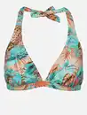 Bild 1 von Damen Bikini Oberteil mit Print Grün