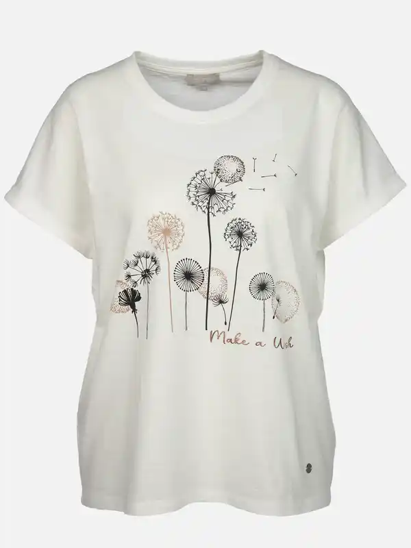 Bild 1 von Damen Shirt mit Pusteblumenprint Weiß