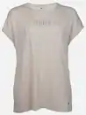 Bild 1 von Große Größen Shirt mit Silberprint Beige