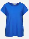 Bild 1 von Damen Jacquard T-Shirt Blau