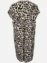 Bild 2 von Große Größen Jersey Kleid mit Leoprint Beige