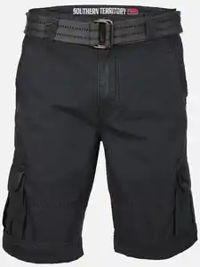Herren Cargoshorts mit vielen Details Grau