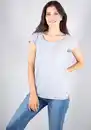 Bild 1 von Please Jeans T-Shirt M00A mit Please Metal-Label und leicht angeschnittenen Saumabschlüssen