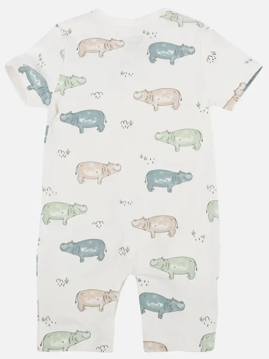 Bild 2 von Baby unisex Kurzarmbody mit Print Weiß