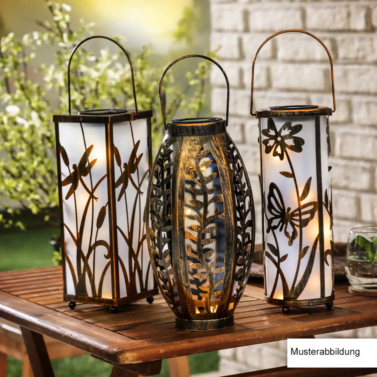 Bild 2 von LED-Solar-Tischleuchte - Rund