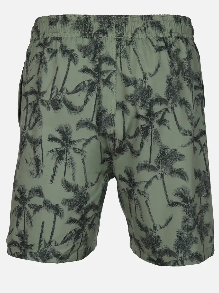 Bild 2 von Herren Badeshorts mit Print Grün