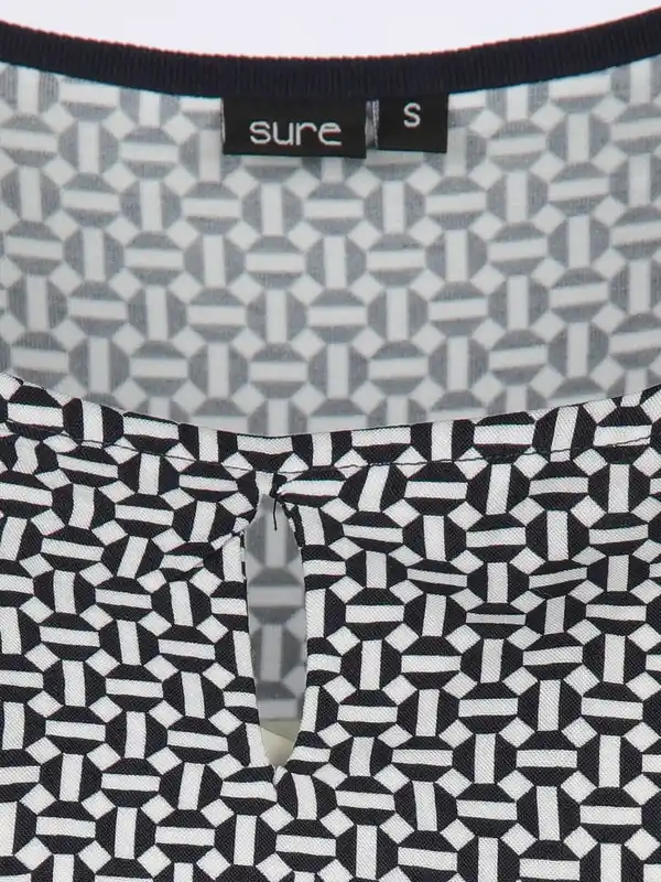 Bild 3 von Damen Top mit Alloverprint Marine