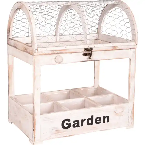 Bild 1 von Holz Blumenkasten ''GARDEN'' für 6 Pflanztöpfe