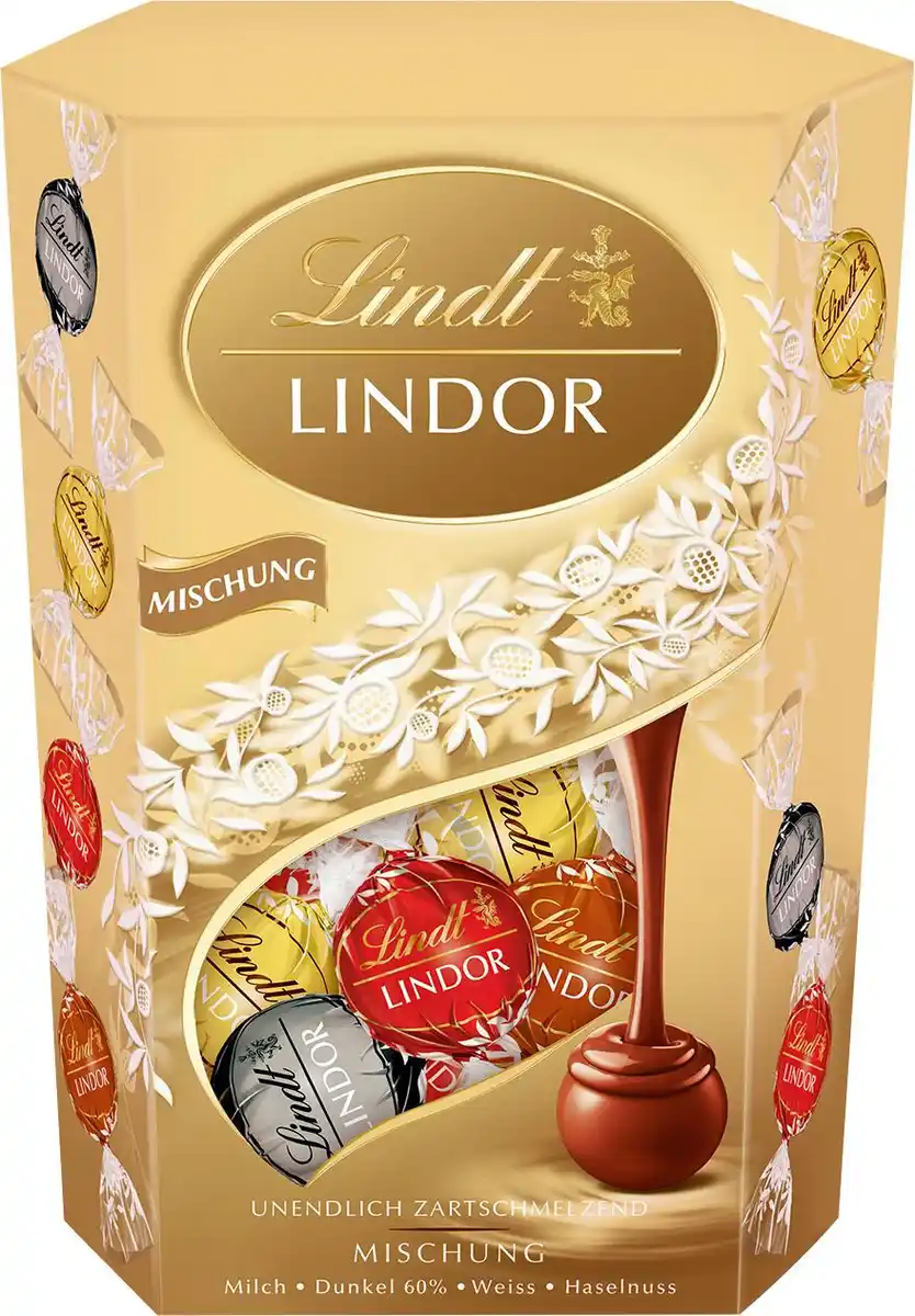 Bild 1 von Lindt Lindor Cornet Mischung, 500 g