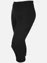 Bild 3 von Große Größen Basic Capri-Leggings Schwarz