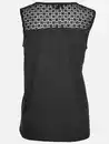 Bild 2 von Damen Tanktop mit Spitzeneinsatz Schwarz