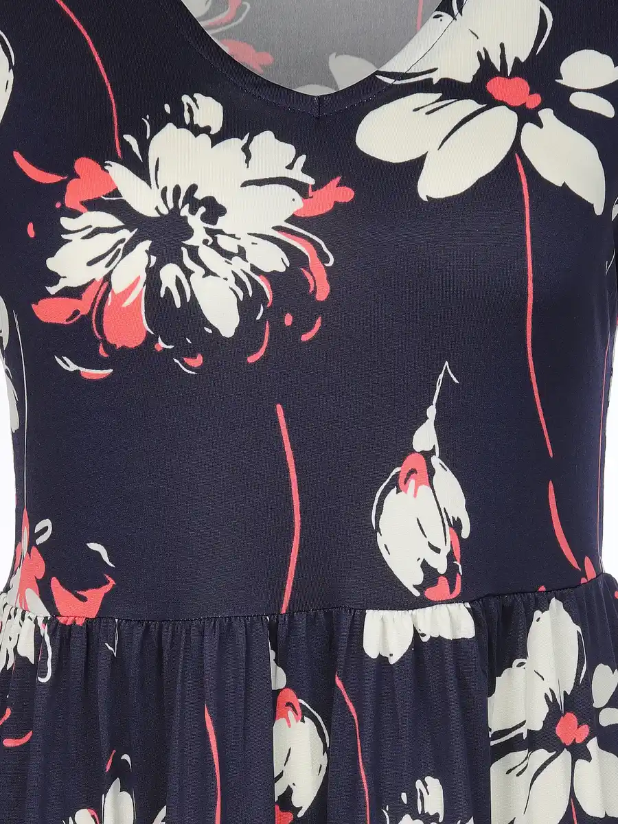 Bild 3 von Damen Jerseykleid mit Alloverprint Pink