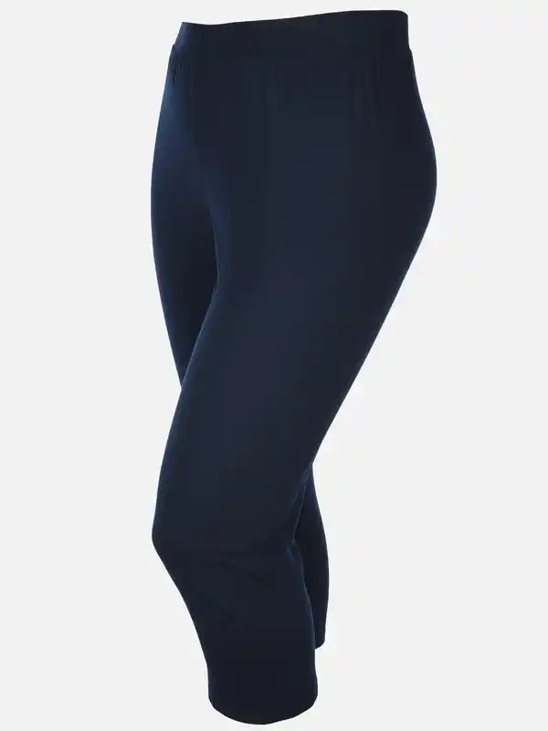 Bild 3 von Große Größen Basic Capri-Leggings Marine