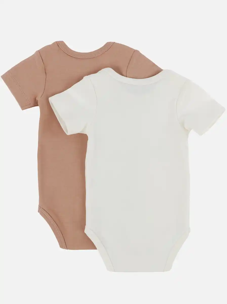 Bild 2 von Baby Jungen Sprüche Body im 2er Pack Braun