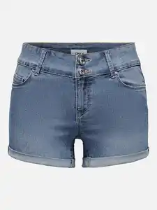 Only ONLCARMEN REG SHORTS Shorts Blau