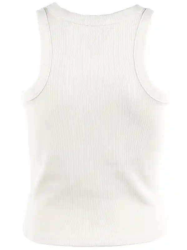 Bild 2 von Mädchen Rippshirt mit Erdbeerprint Weiß