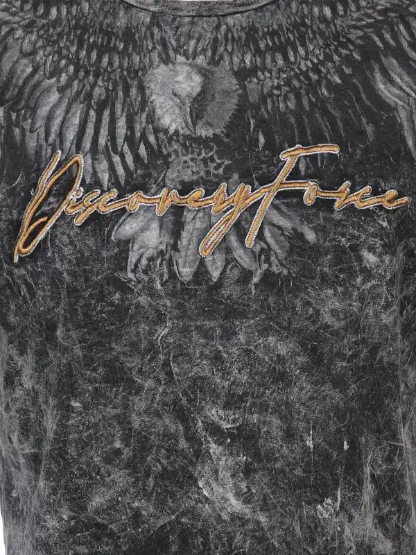 Bild 3 von Herren Shirt mit coolem Frontprint Schwarz