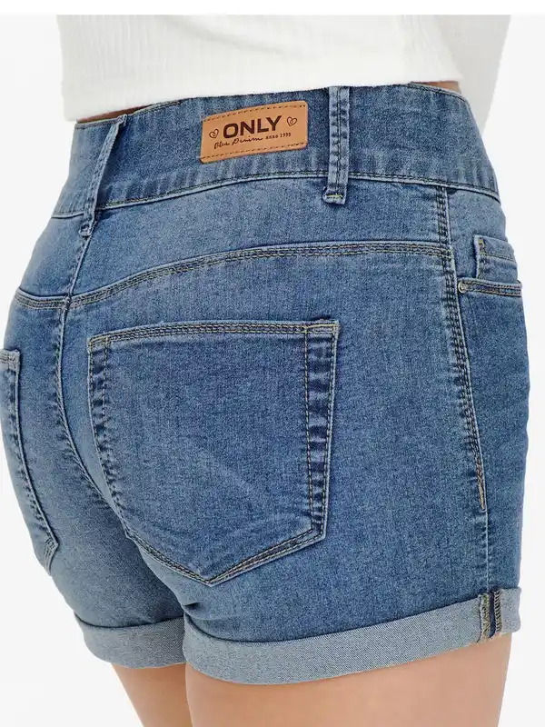 Bild 4 von Only ONLCARMEN REG SHORTS Shorts Blau