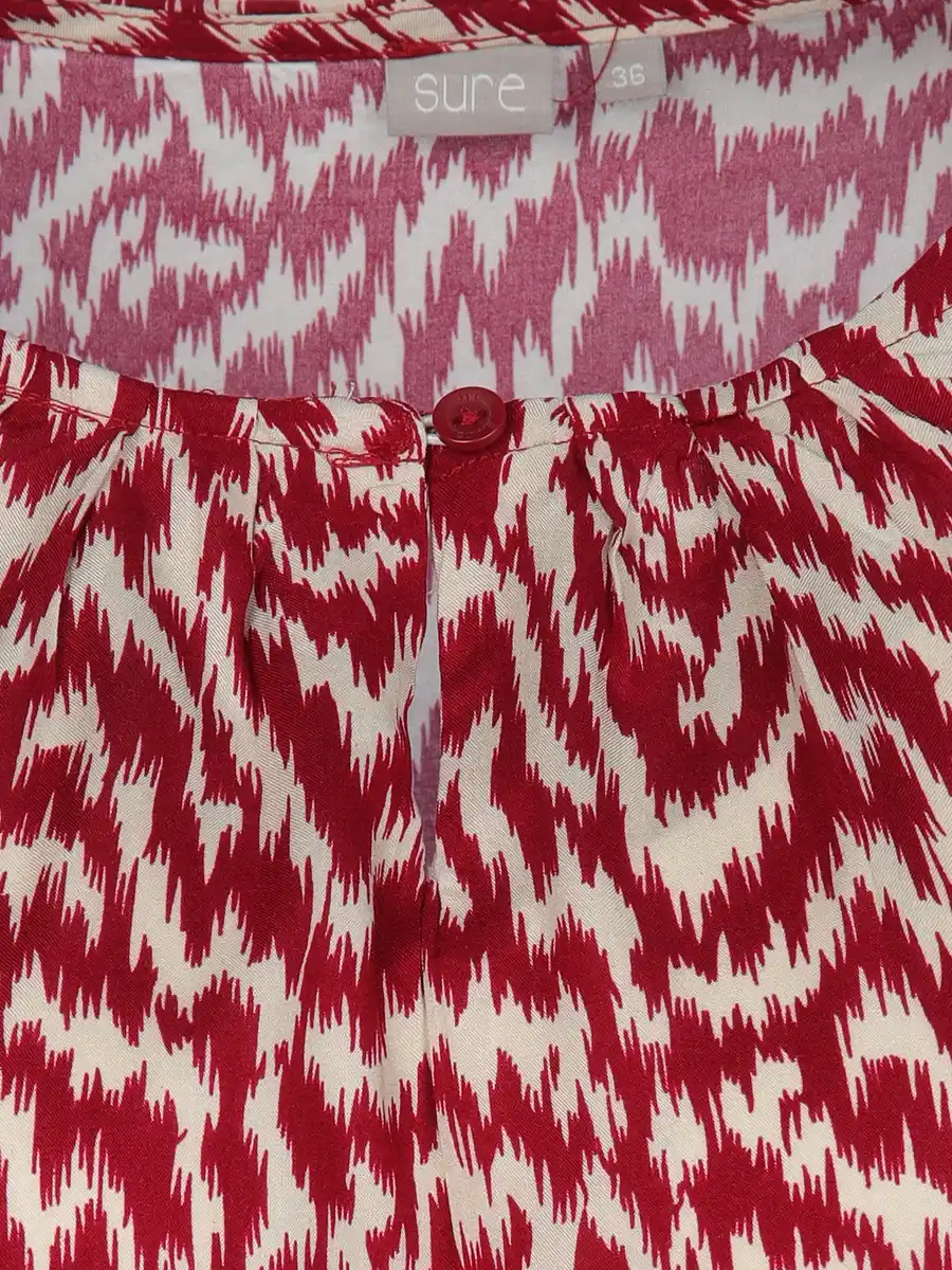 Bild 3 von Damen Top mit Alloverprint Rot