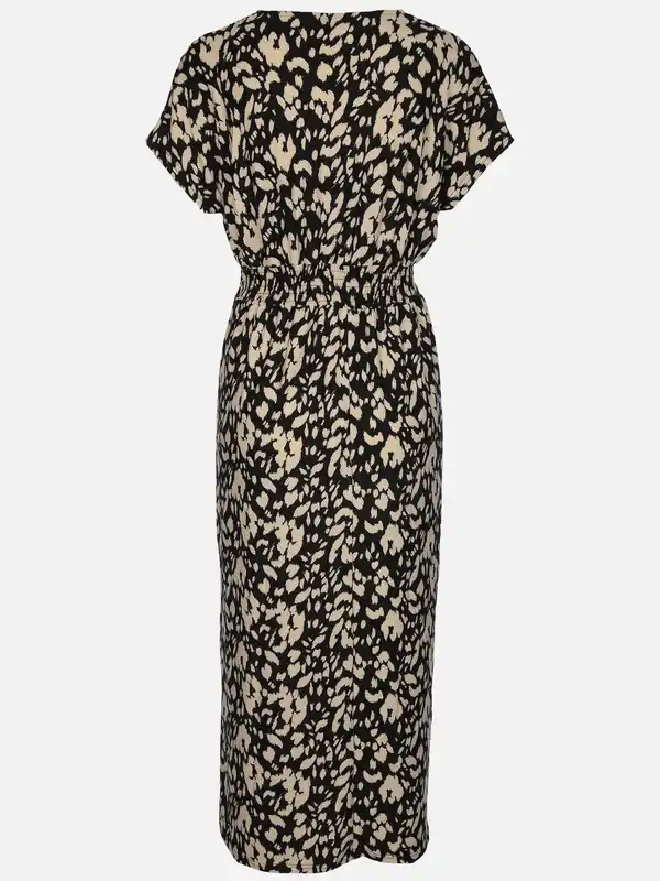 Bild 2 von Damen Jerseykleid ohne Ärmel im Alloverprint Weiß