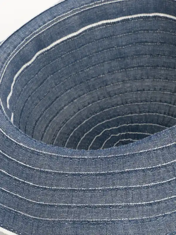 Bild 3 von Damen Hut mit Streifen Blau