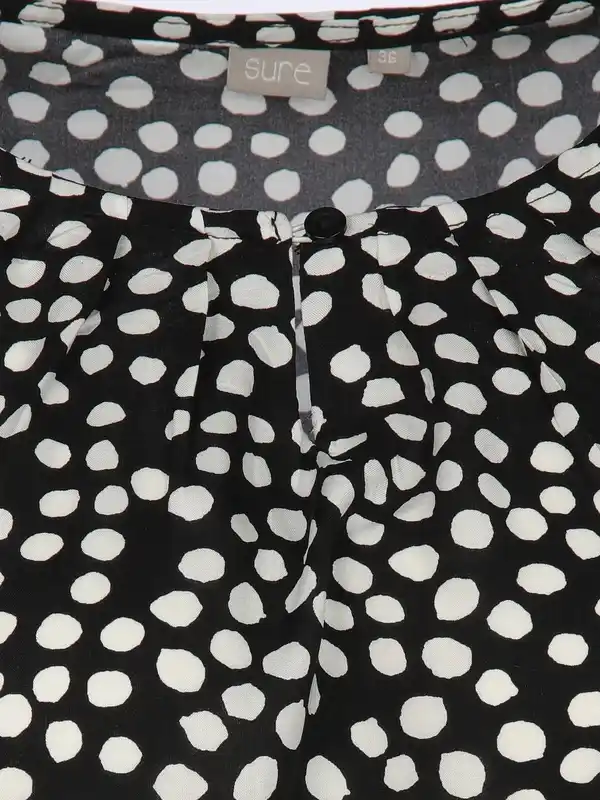 Bild 3 von Damen Top mit Alloverprint Schwarz