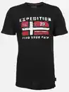 Bild 1 von Herren Shirt mit Frontprint Schwarz