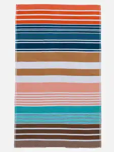 Strandtuch gestreift 90x165cm Türkis