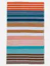 Bild 1 von Strandtuch gestreift 90x165cm Türkis