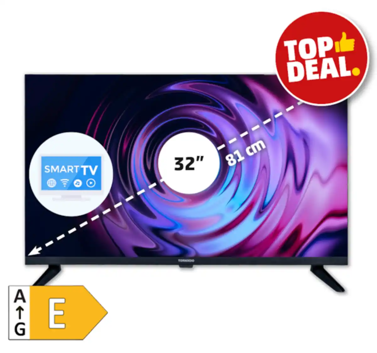 Bild 1 von TORNADO Smart TV 32ES4301X Web OS*