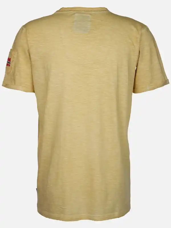 Bild 2 von Herren Shirt mit Frontprint Gelb