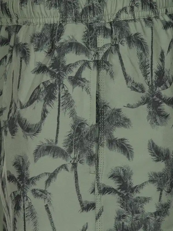 Bild 4 von Herren Badeshorts mit Print Grün