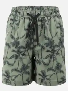 Jungen Badeshorts mit Print Grün