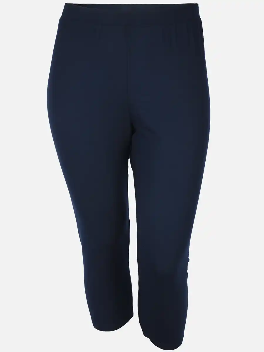 Bild 1 von Große Größen Basic Capri-Leggings Marine
