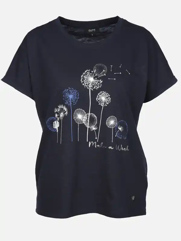 Bild 1 von Damen Shirt mit Pusteblumenprint Marine