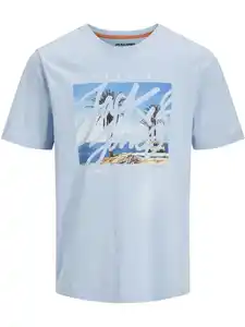 Herren JJCOLTON T-Shirt Blau