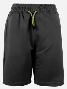 Jungen Sweatshorts mit Schriftzug Schwarz