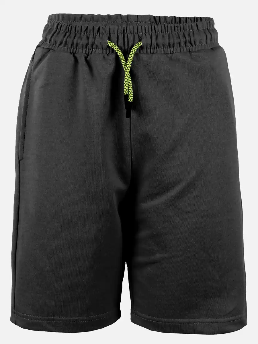 Bild 1 von Jungen Sweatshorts mit Schriftzug Schwarz