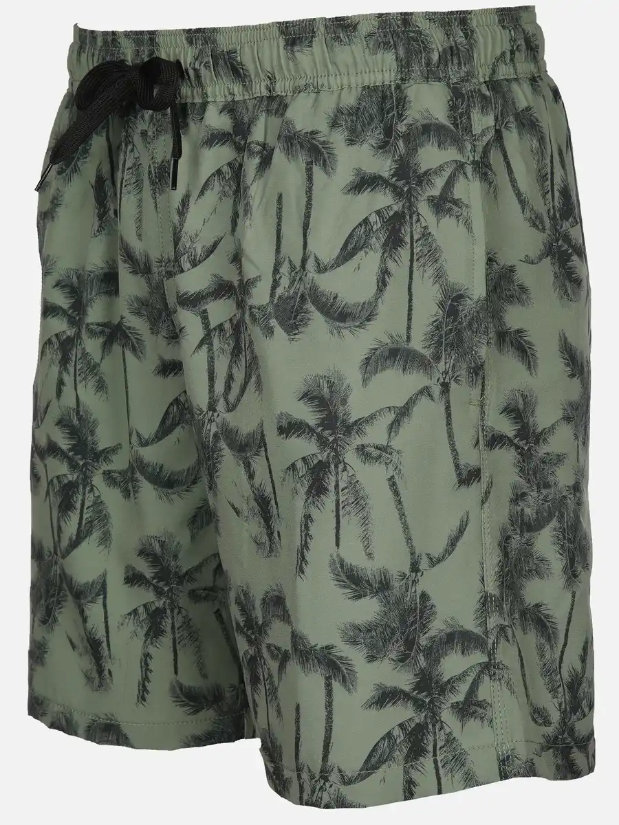 Bild 3 von Herren Badeshorts mit Print Grün