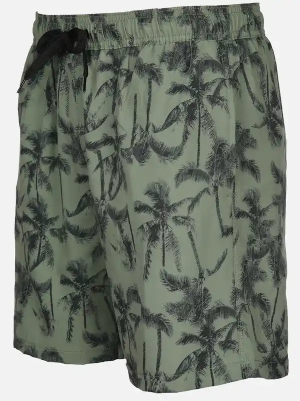 Bild 3 von Herren Badeshorts mit Print Grün