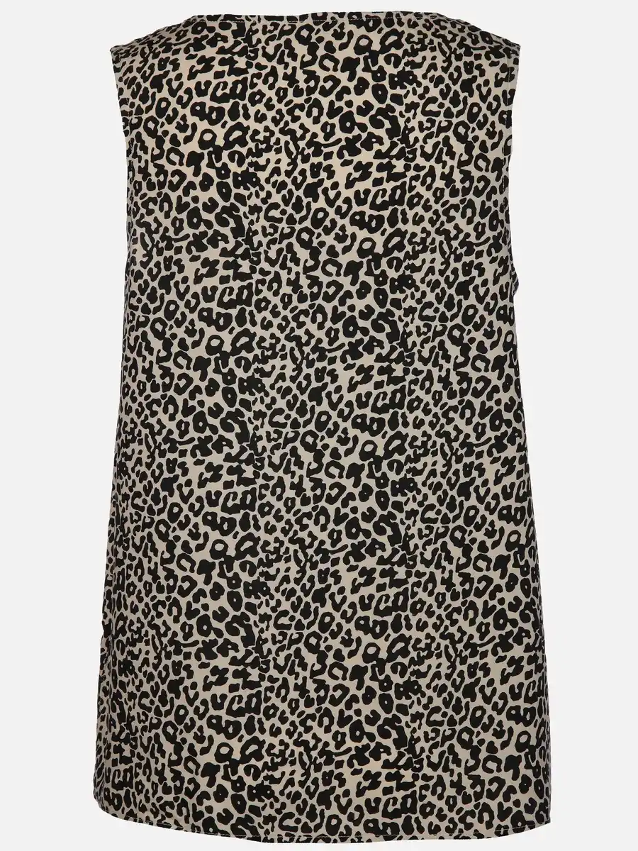 Bild 2 von Damen Top mit Alloverprint Beige