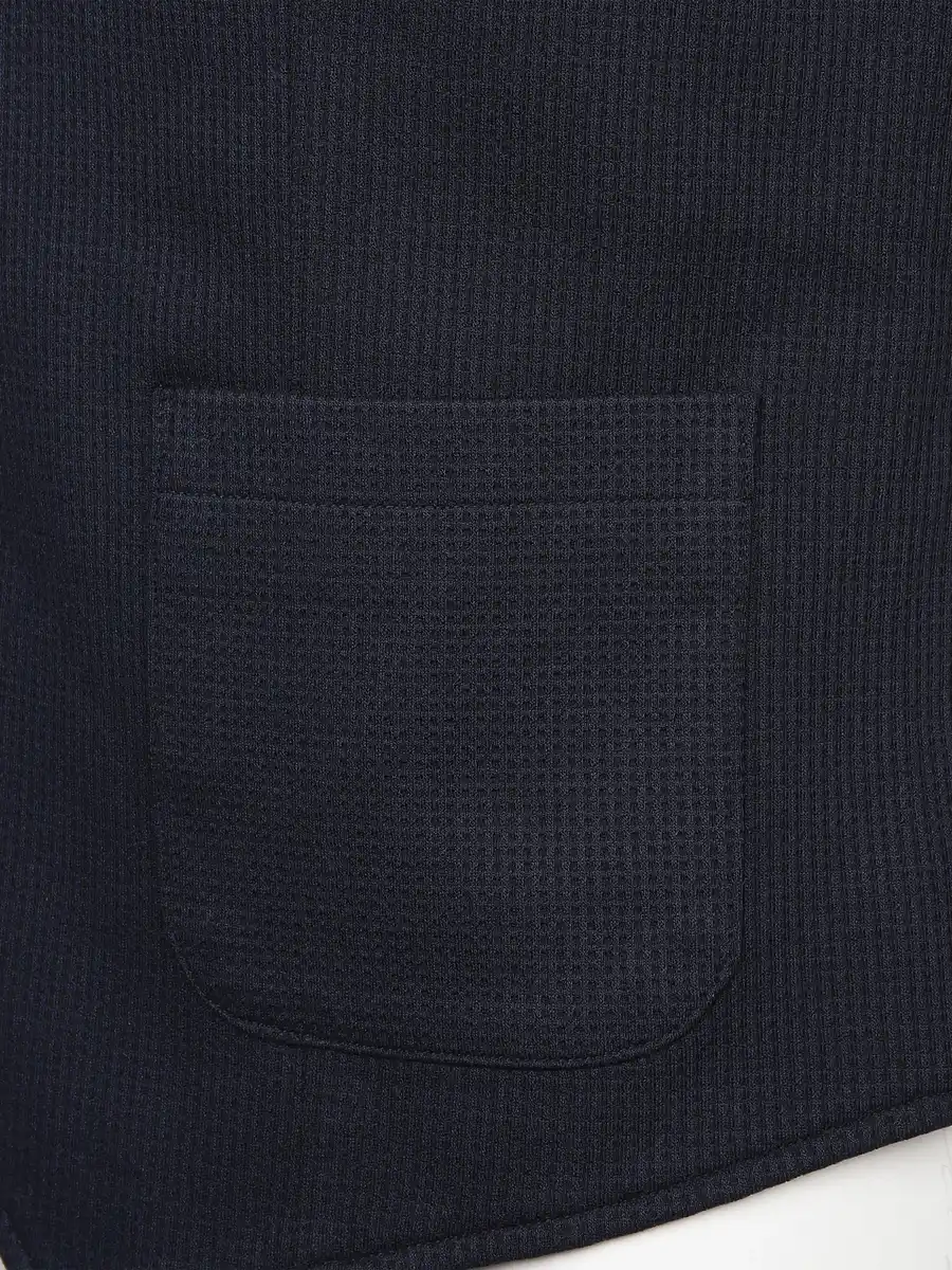 Bild 3 von Herren Jerseyweste in Waffelstruktur Blau