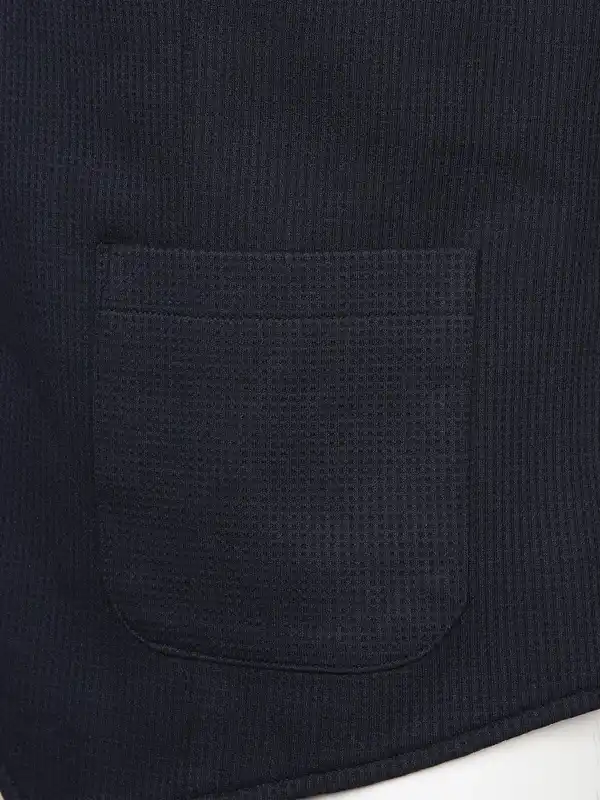 Bild 3 von Herren Jerseyweste in Waffelstruktur Blau