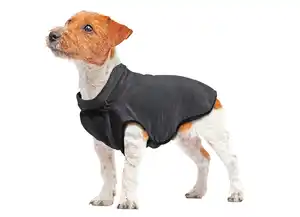 Hundebademantel mit Rollkragen